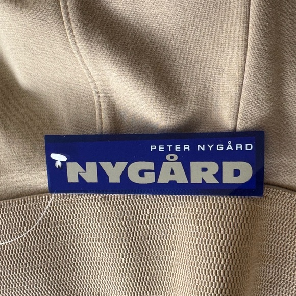 Peter Nygard pants straight slim leg elastic band waistband pants khaki legging - Picture 10 of 10